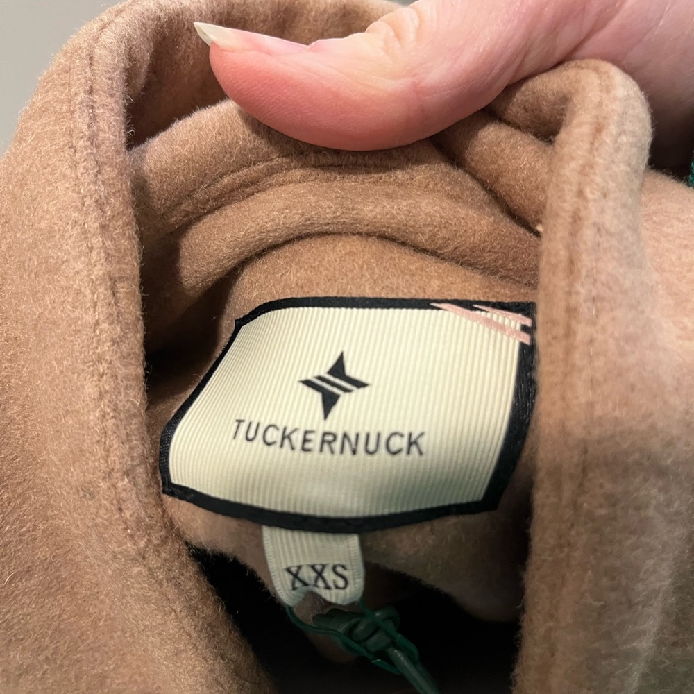 Tuckernuck Camel Emerson Wool Blend Equestrian Popover Jacket Size XXS, NWT - Picture 11 of 13